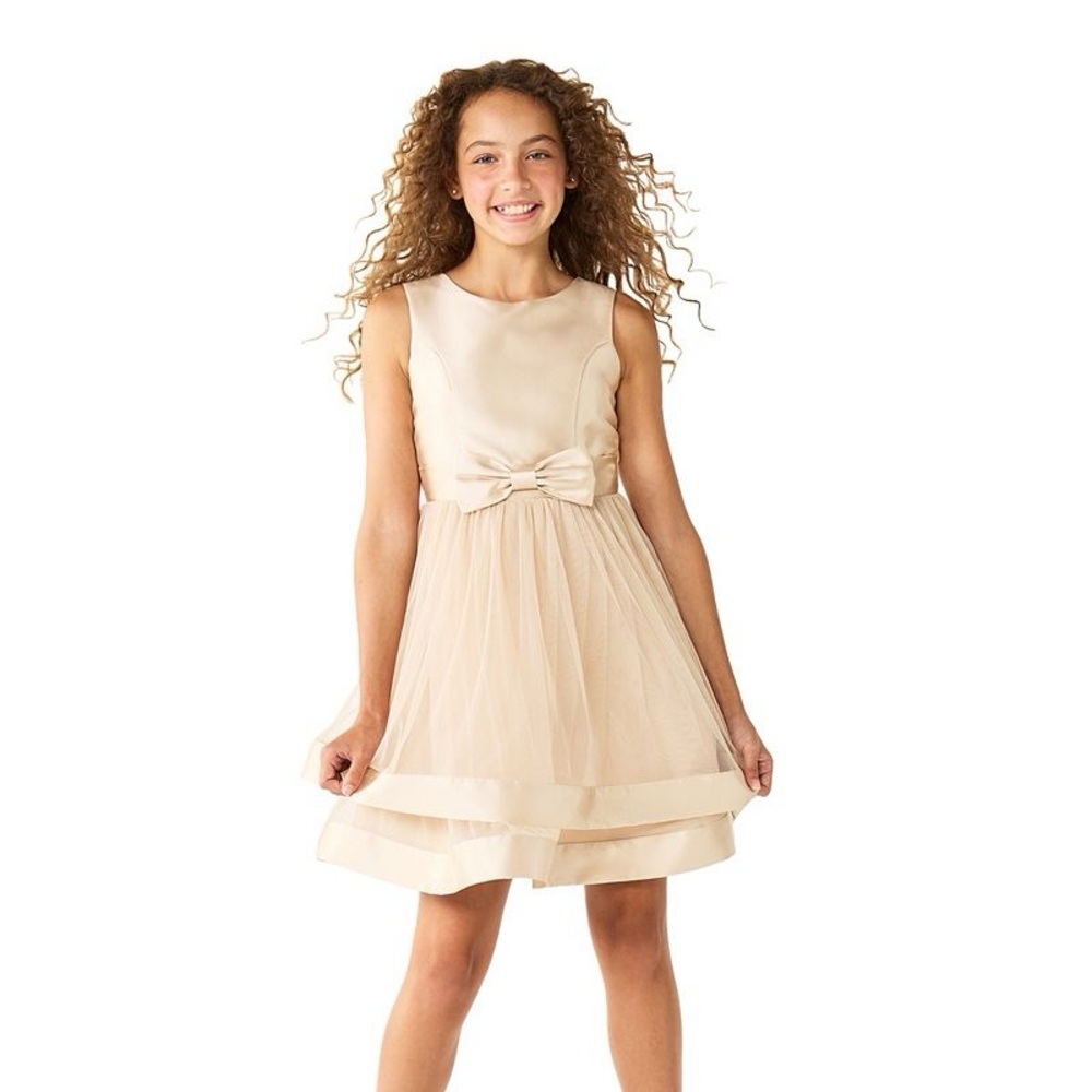 Girls Speechless Knee Length Fit and Flare Bow
Dress 🤩 NWT